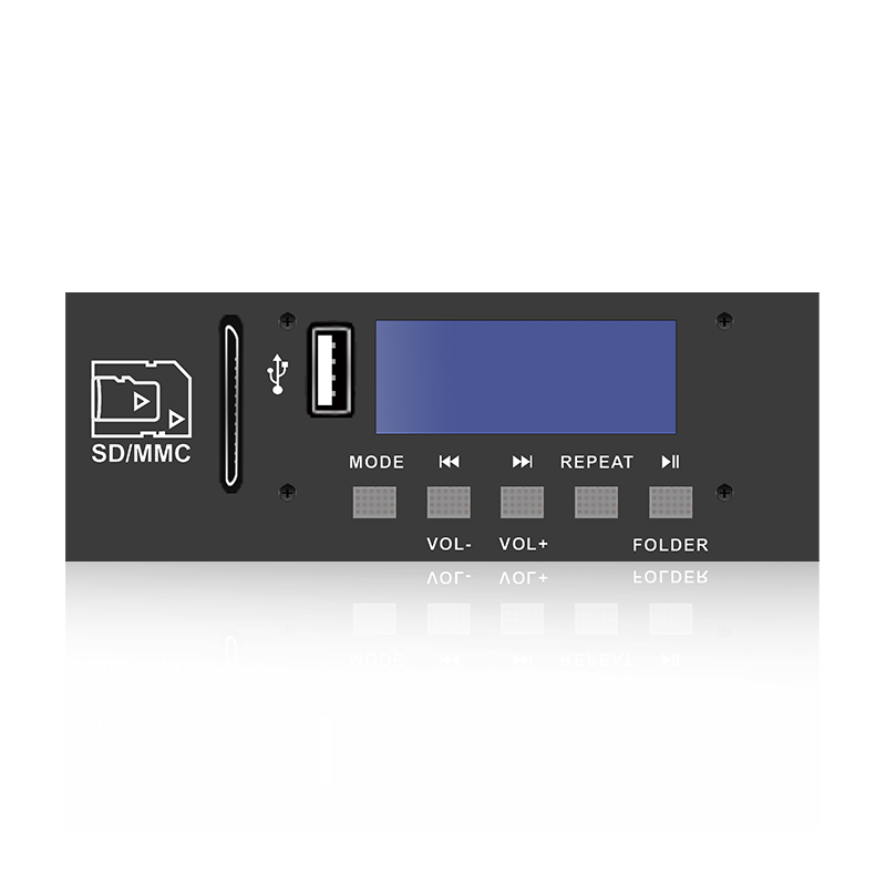 LCD6220: کانکتور SD/USB پنج دکمه ای صفحه نمایش LCD پخش کننده MP3 با بلوتوث، TWS