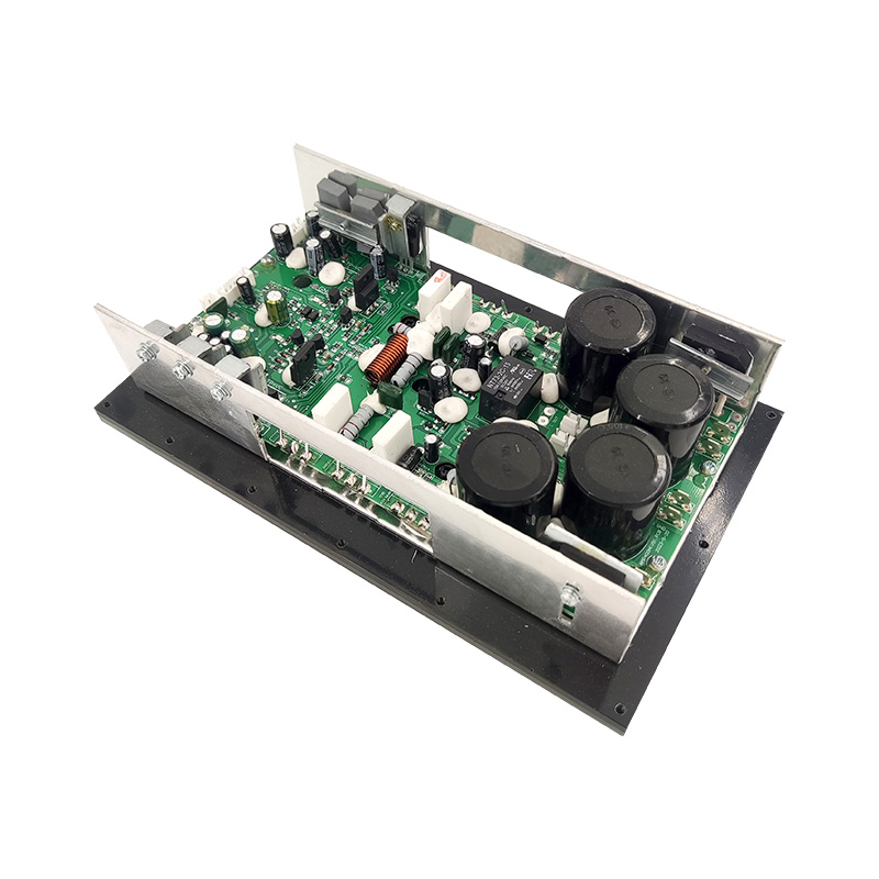 AMP400H+7294: خروجی قدرتمند LP 400W+HP 100W با ماژول تقویت کننده برق رادیاتور آلومینیومی U شکل کلاس H