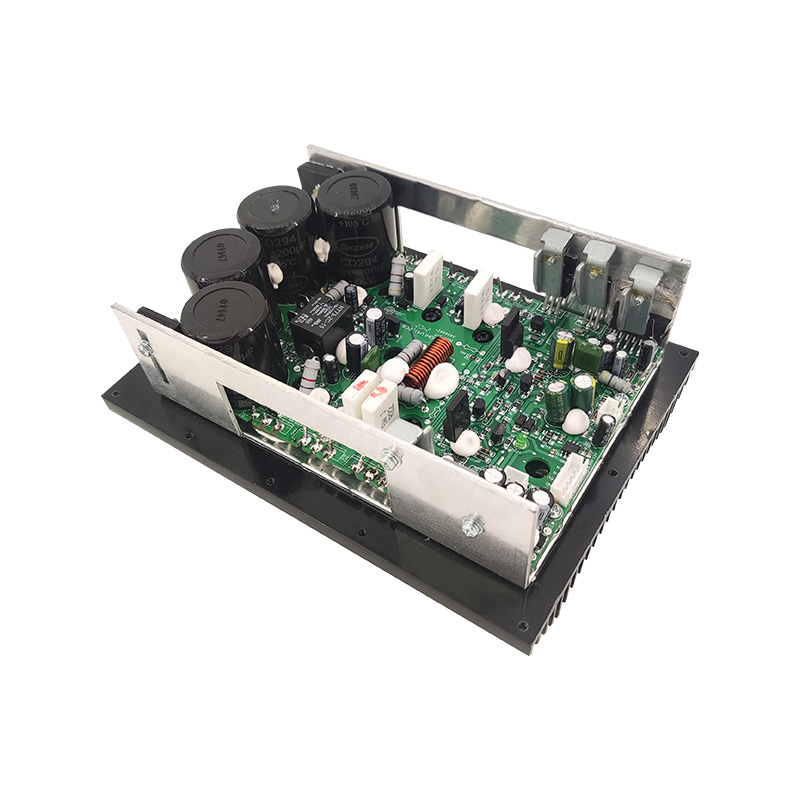 AMP500H+7294: خروجی قدرتمند LP 400W+HP 100W با ماژول تقویت کننده برق رادیاتور آلومینیومی U شکل کلاس H