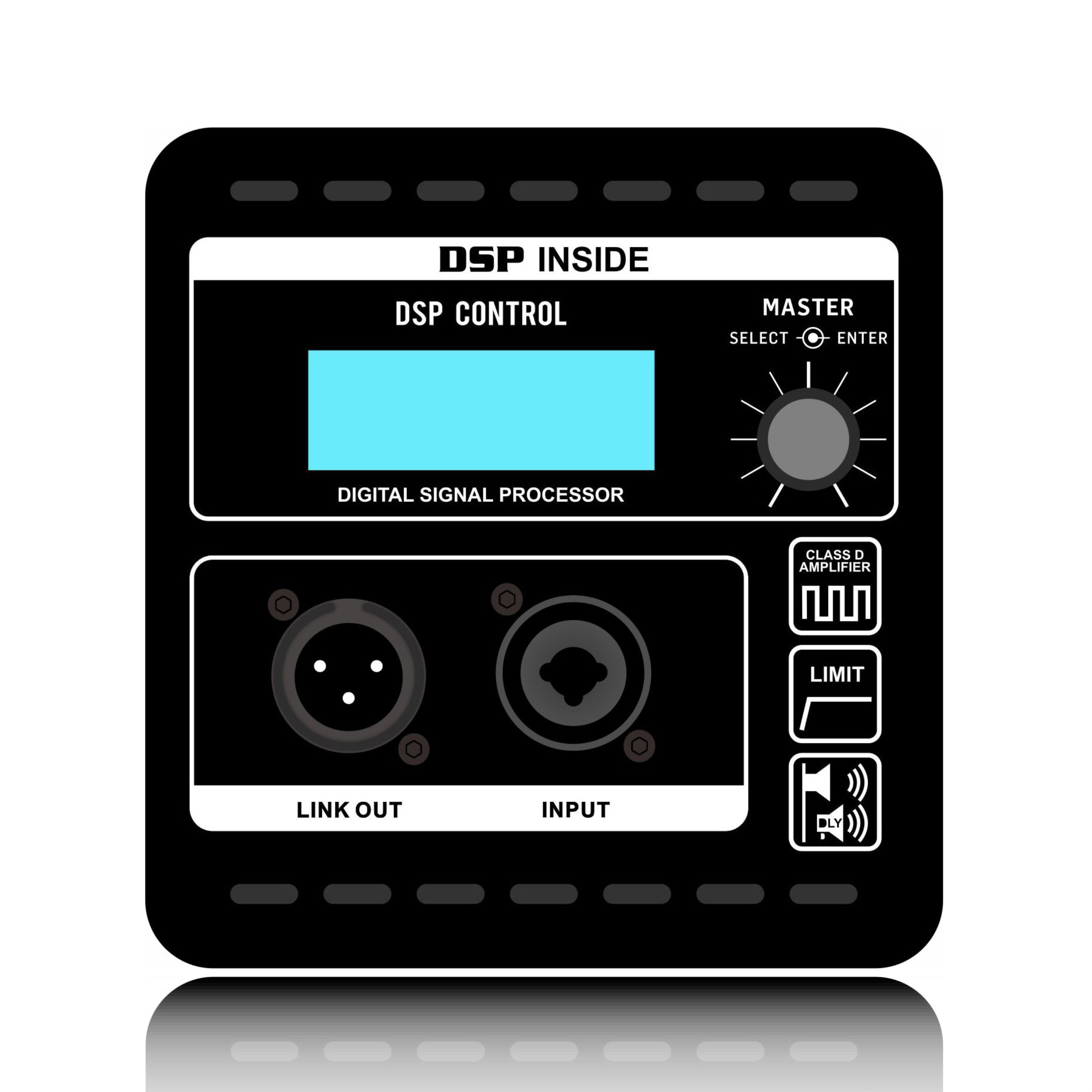 QMC800X: کنترل DSP تک دستگیره با صفحه LCD ماژول DSP سیستم آرایه خطی حرفه ای