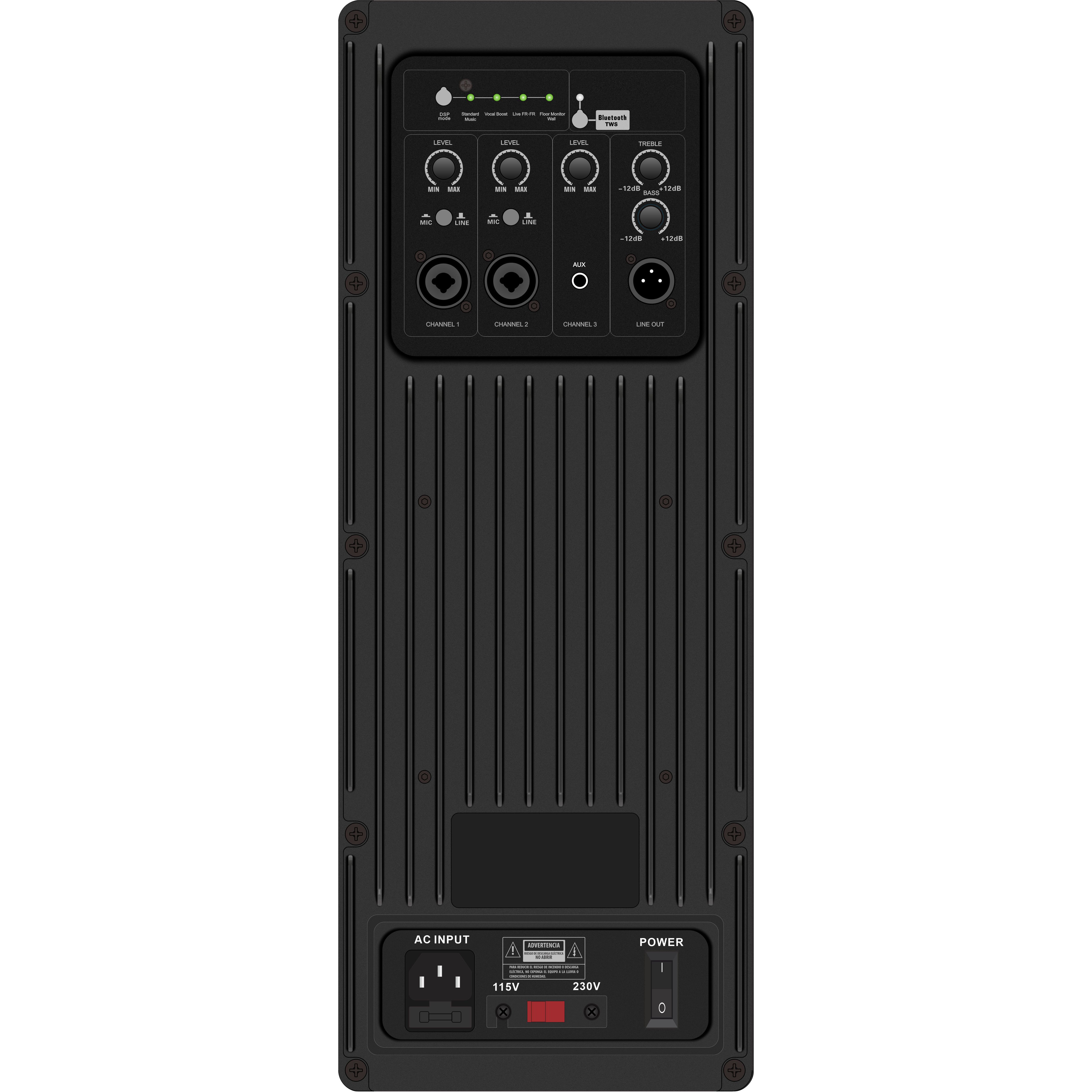 تقویت کننده بلندگوی فعال با برد کامل DSP1907