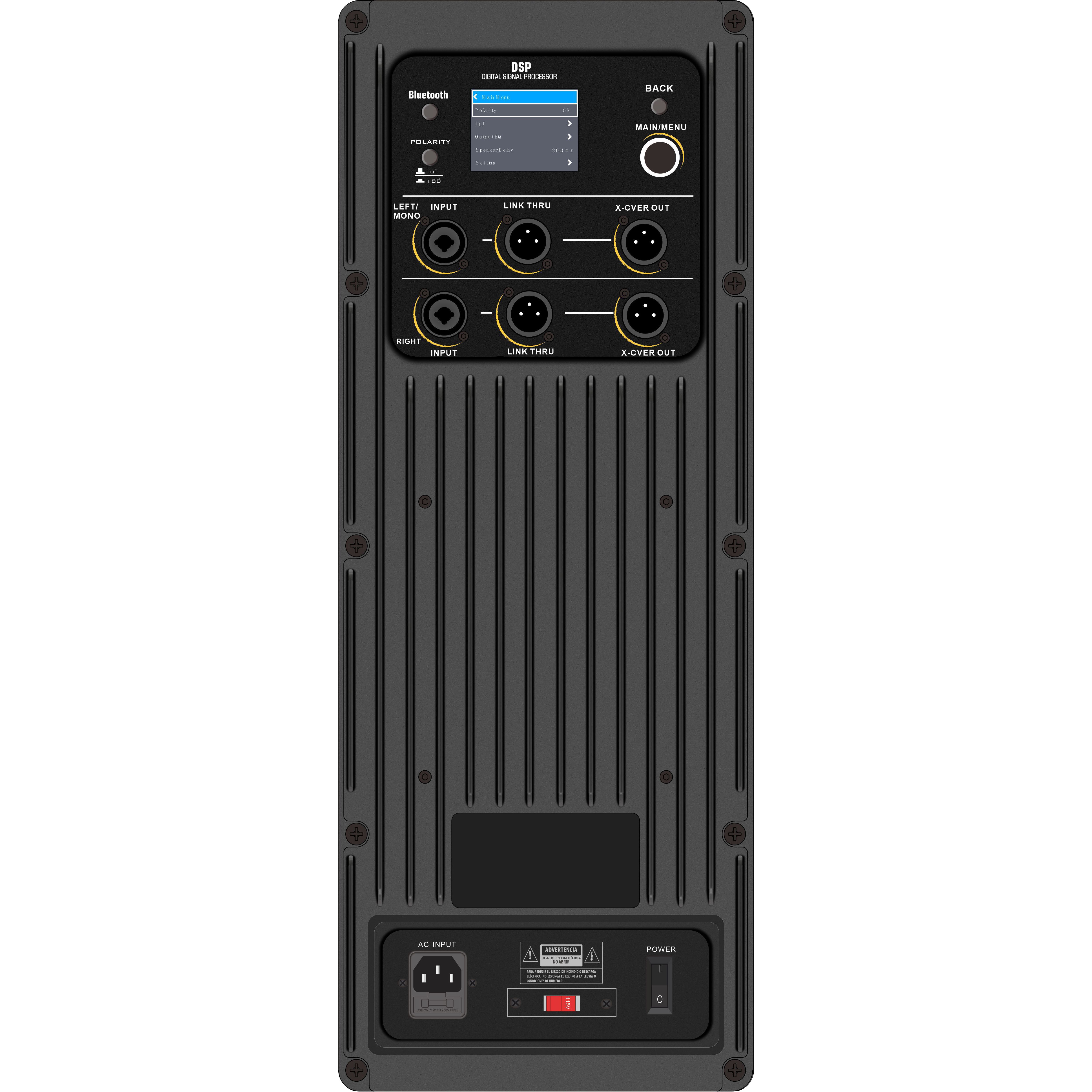 تقویت کننده ساب ووفر DSP2504SUB DSP Pro