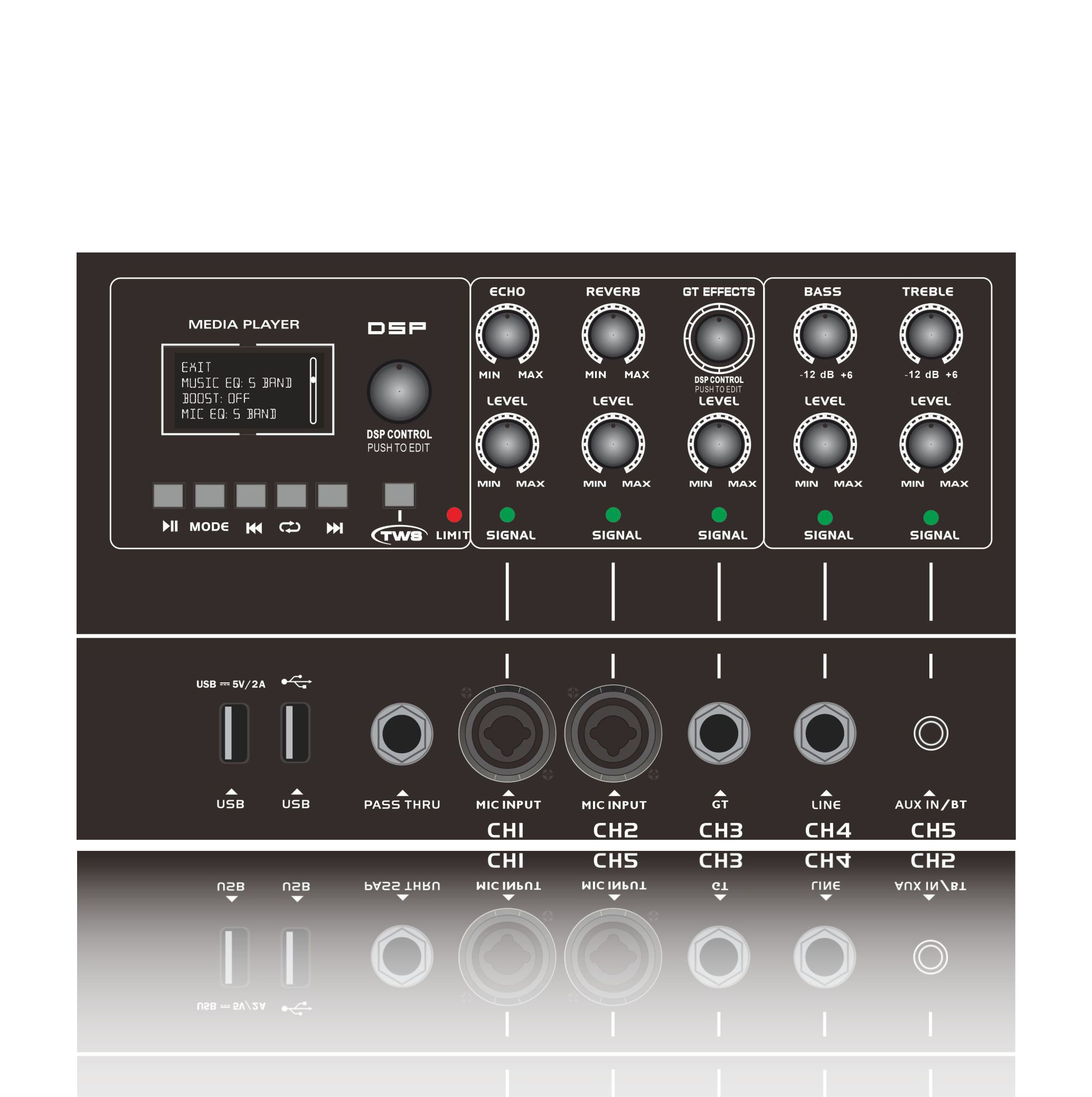 تقویت کننده قدرت آرایه خط فعال MK12-1.1 Pro