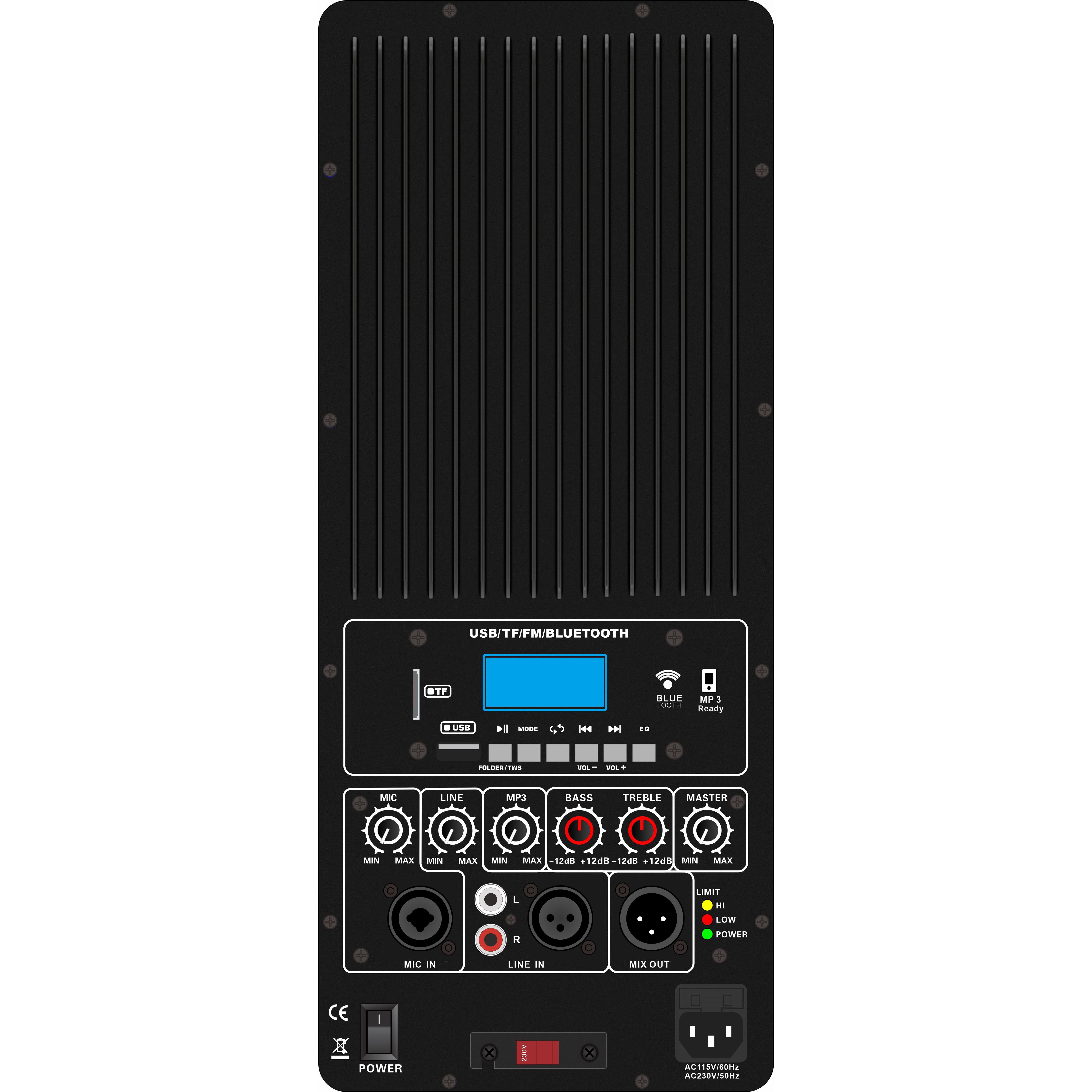 تقویت کننده سیستم تقسیم فرکانس الکتریکی کلاس H PL93