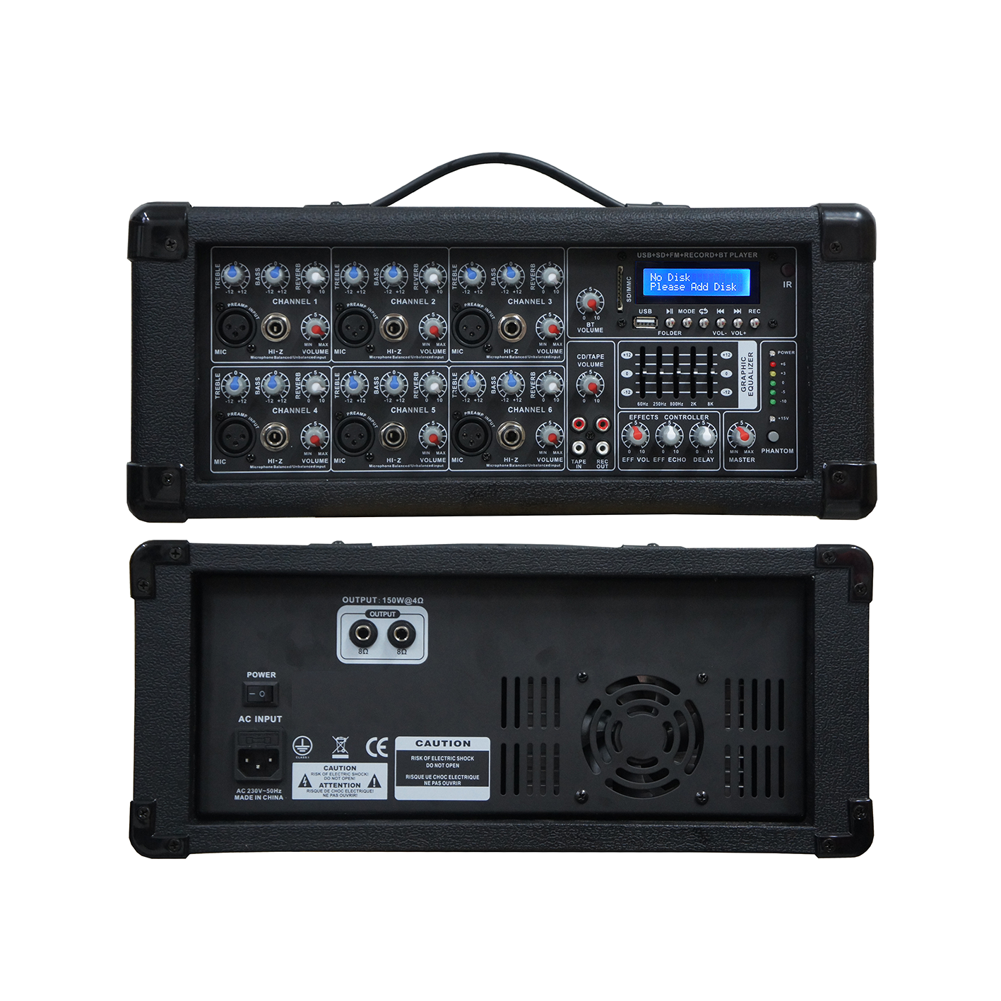 میکسر 6 کاناله وودباکس پاور SB6200